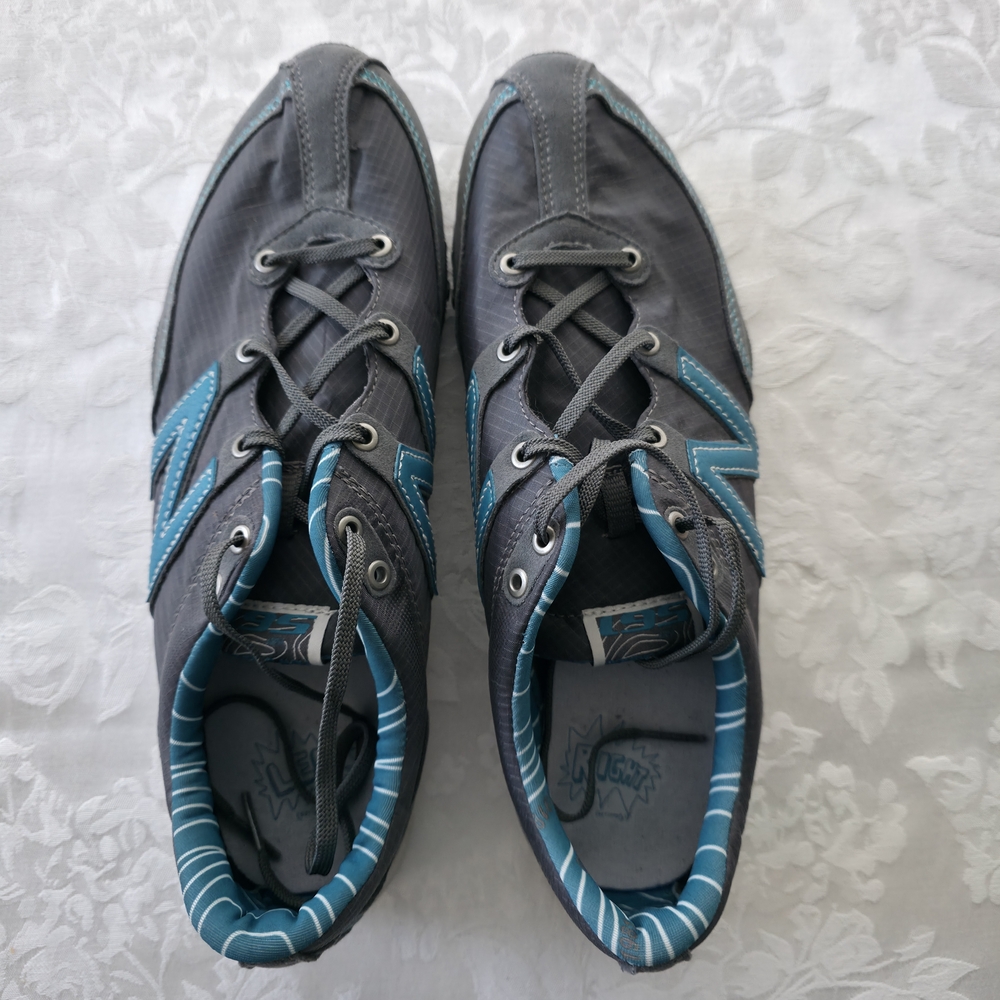 New Balance Gray and Teal Sneakers